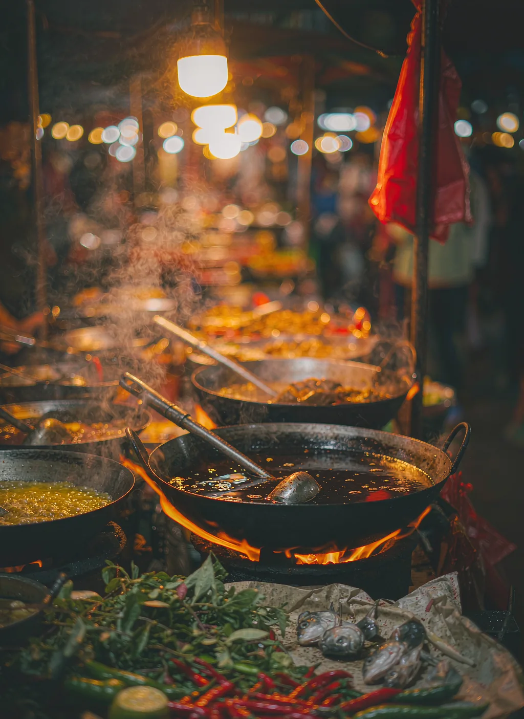 Bangkok Street Food After Dark